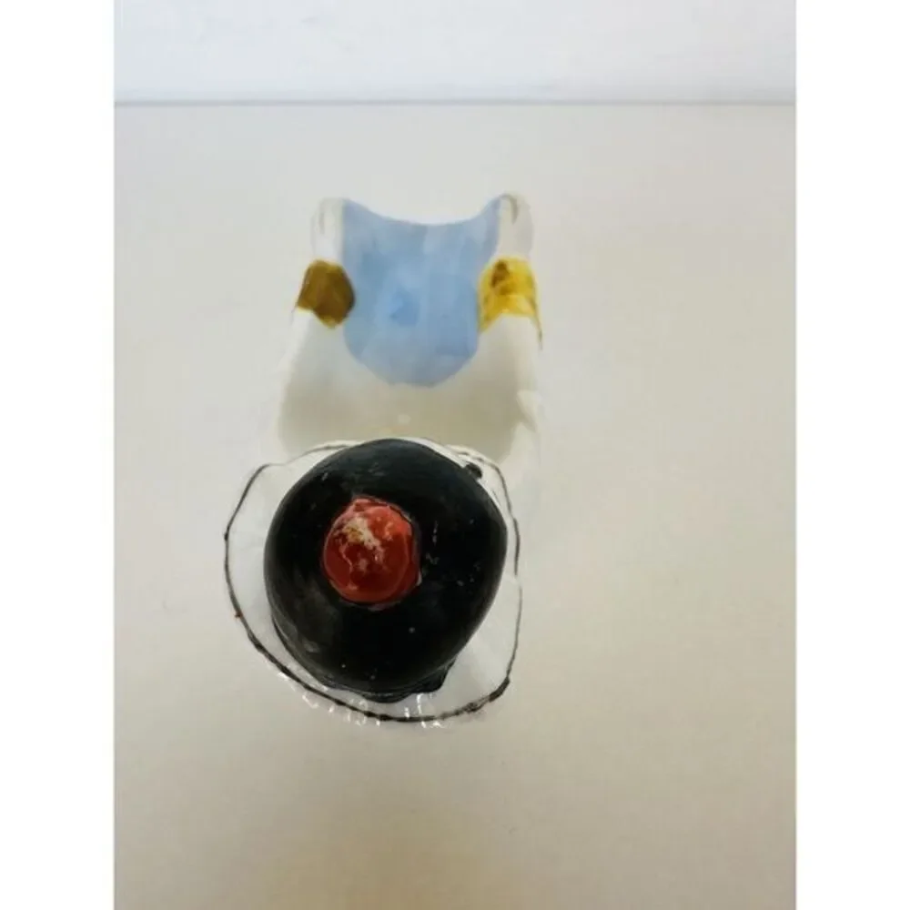 Vintage porcelain Pierrot Clown Pipe Rest/Holder Made by Sitzendorf‎ of Germany